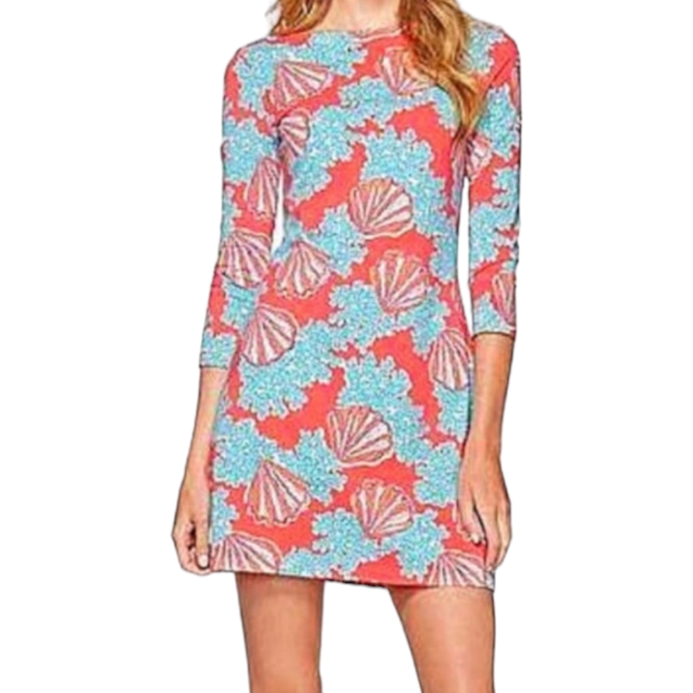 Lilly Pulitzer Topanga Dress in Watermelon Coralina - Picture 1 of 9